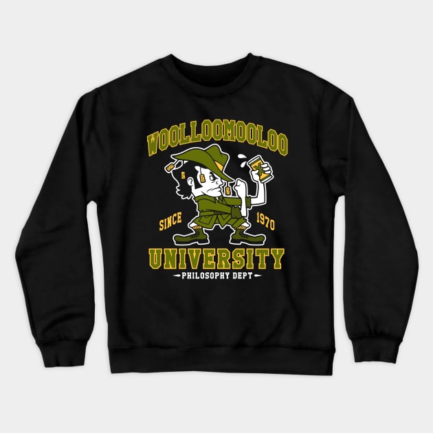 Bruce Philosophy University - Australia - Vintage Retro Student Crewneck Sweatshirt by Nemons